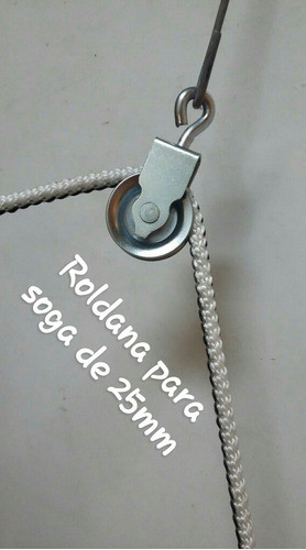 Roldanas Poleas Multiuso De Chapa Galvanizada 0