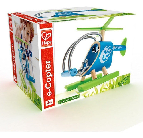 Juguete Hape - Helicoptero - Madera 0