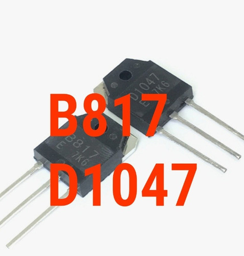 Transistor B817 +d1047 Par  Original A Pronta Entrega 0