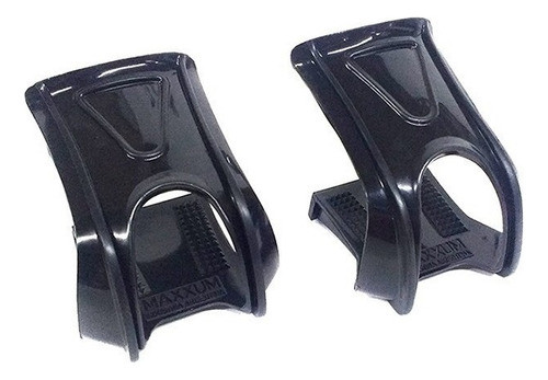 Juego Kit X2 Punteras Plasticas Maxxum Sin Correa Pedales 0