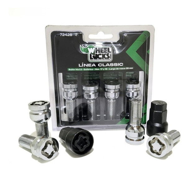 Bulon Antirrobo Volkswagen Crossfox Rhino Wheel Lock Classic 0