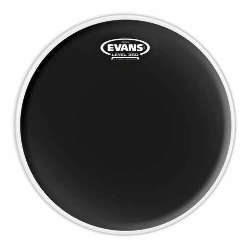 Parche Evans Onyx Arenado Color Negro 12 Para Tom De Bateria 0
