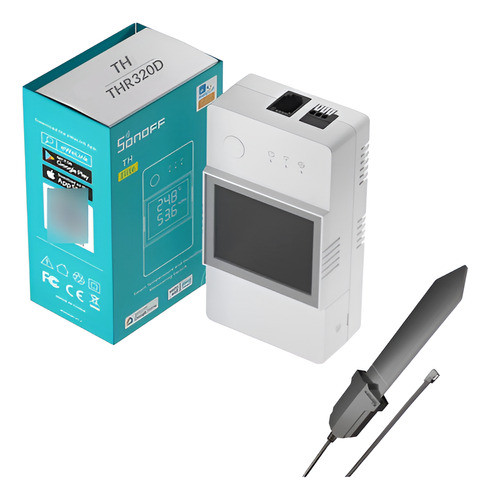 Sonoff Th Elite R320d + Sensor Ms01 De Humedad De Suelo Wifi 0