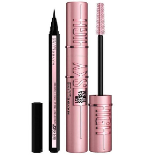 Pack Maybelline: Máscara Sky High + Hyper Easy Eyeliner 0