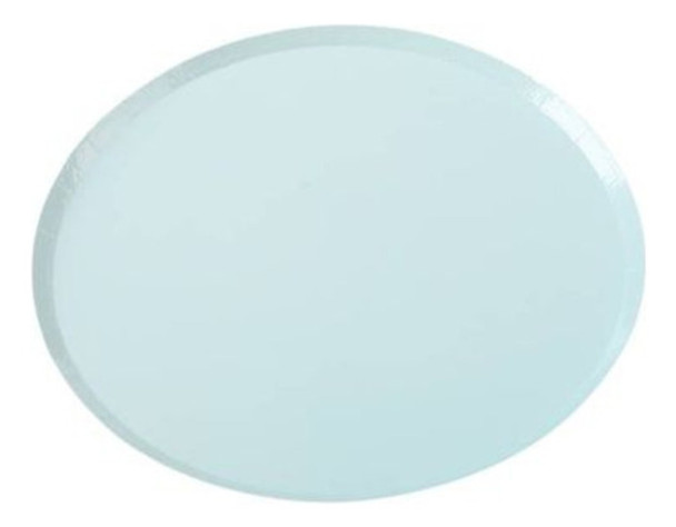 Prato Pratinho De Papel Redondo Verde Candy Colors Liso 0