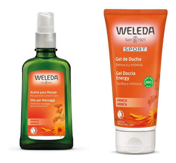 Kit Corporal Árnica Weleda - Aceite Y Gel De Ducha Sport 0