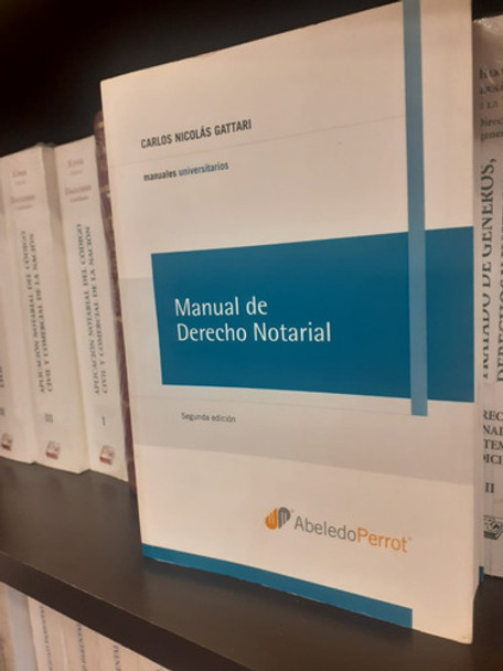 Manual De Derecho Notarial - Gattari 0