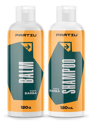 Kit Balm E Shampoo Para Barba Profissional 120g Vigor Partiu 0