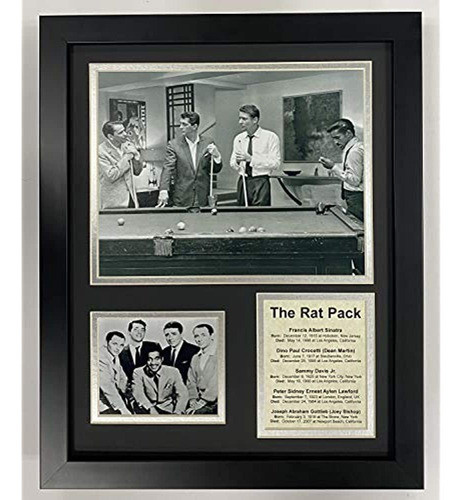 Legends Never Die The Rat Pack Group Pool Table Collectible 0