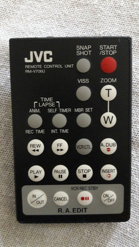 Controle Remoto Filmadoras Jvc Rm-v706u Usado Tá Excelente 0