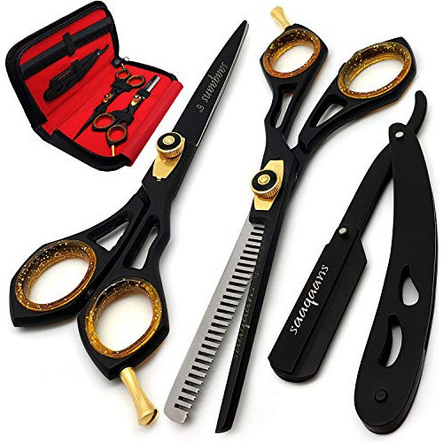 Juego De Tijeras De Corte De Pelo Profesional Saaqaans - Tij 0