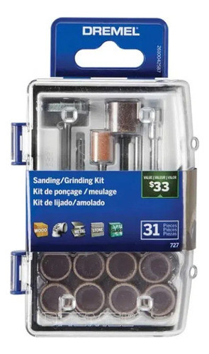 Kit 31 Piezas De Lijado/amolado Para Minitorno Dremel 727 0
