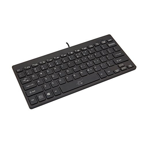 Sr Mini Teclado Con Cable De Luz Delgada 78 Teclas Usb Multi 0
