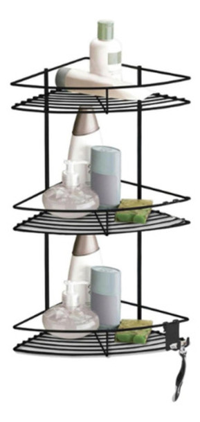 Esquinero Organizador De Ducha 3 Estantes Acero Inoxidable 0