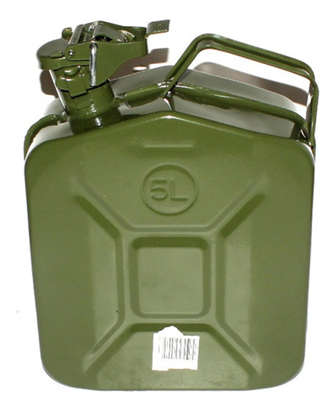 Bidon Metalico Combustible 5 Litros 0