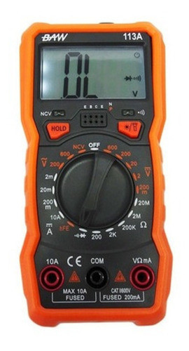 Multímetro Tester Digital Medidor Baw 113a 0