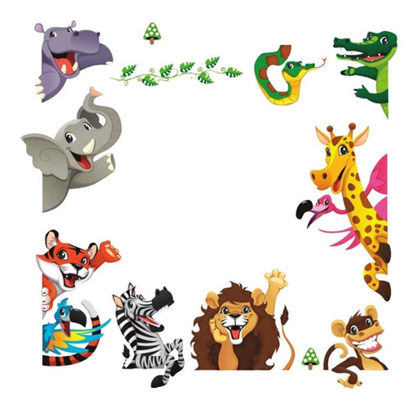 Vinilo Decorativo Pared [7mq56vdh] Animales 0