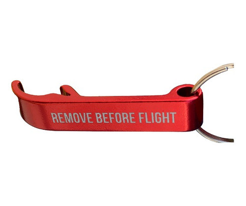Llavero Destapador Remove Before Flight Piloto Avion 0