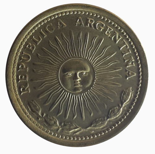 Moneda Argentina 1975 1 Peso Sol Chico 0