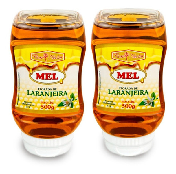 Mel 500g - Florada De Laranjeira Flora Nectar - 2 Unidades 0