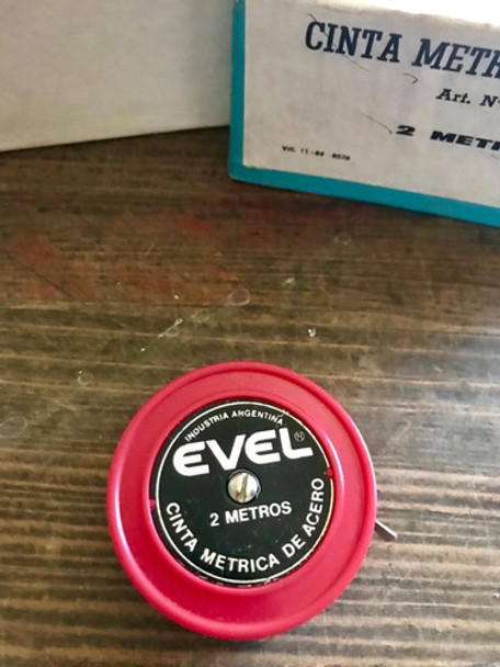 Cinta Métrica Evel Bordo Antigua 2 Metros. 0