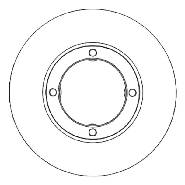 Disco Freno Delantero (215mm) Breme Daewoo Tico 0