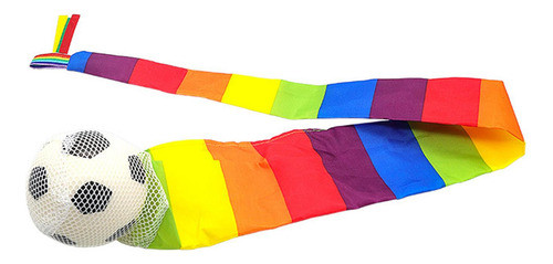 Bola De Arco-íris Com Cauda Bola De Meteoro Colorida 65cm 0