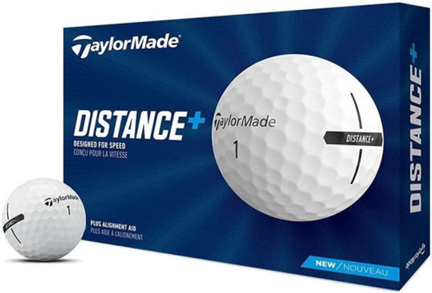 Taylormade 12 Pelotas De Golf Distance+ Blancas 0