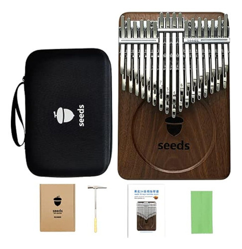 Seeds Piscis 34 Clave Cromática Kalimba C-tuned | Instrument 0