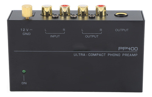 Pré-amplificador De Mesa Giratória Phono Ultracompacto Pp400 0