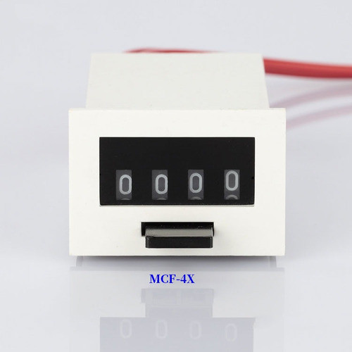 Contador Electromagnético 4 Dígitos 24v Con Reset 0