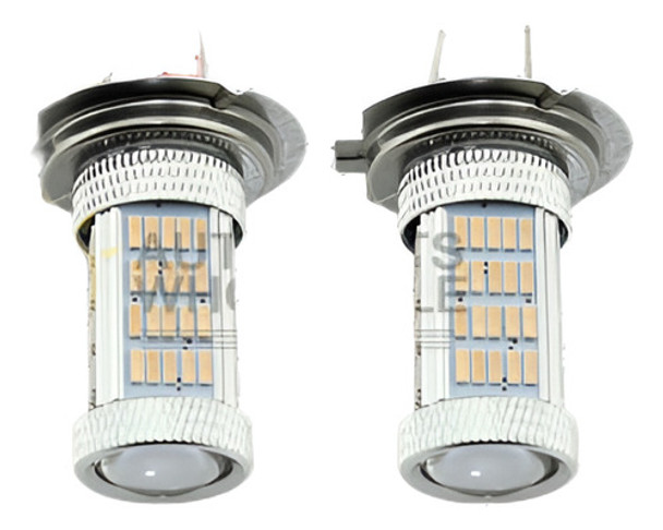 2 X 92smd Púrpura Rosado H7 Led Niebla Bombillas Auto Luz Di 0