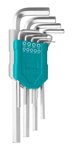 Set 9 Llaves Allen Largas Hexagonales Total Tht106192 0