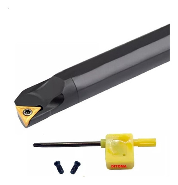 Porta Inserto Torneado Interior S08k Stfcr + 1 Inserto Tcmt 0