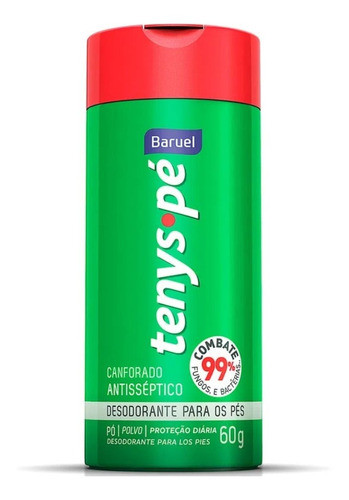 Tenys Pé Canforado Talco 60g 0