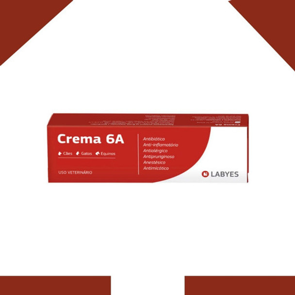Crema 6a Antibiotica Antiinflamatoria Antialergica 15g 0