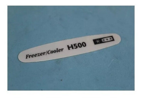 Etiqueta Puxador Freezer Electrolux H500  69579682 0