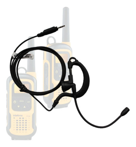 4 Fones Ouvido Microfone Rádio Comunicador Intelbras Rc4100 0