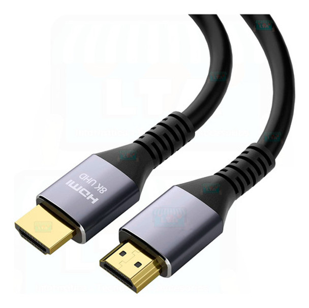 Cable Hdmi 2.1 Gdx3 Hdr10+ Earc Qft Vrr Qms Allm 3 Metros 0