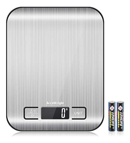 Accuweight Báscula Digital De Cocina 211 Para 0