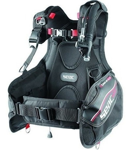 Seac Ego Scuba Diving Bcd, Negro / Rojo 0