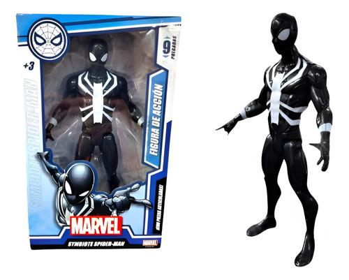 Muñeco Spiderman Hombre Araña Symbiote Marvel Articulado 0