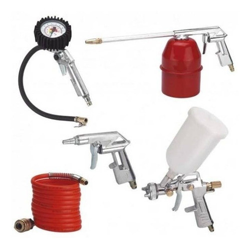 Kit De Aire Para Compresor Omaha Acople Rápido  Lacueva 0