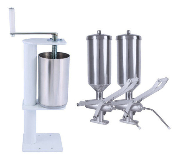 Kit Masseira Churros Fuso Tubo + 2 Doceiras 2l + Espanhol R2 0