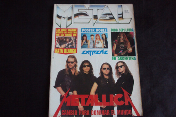 Revista Metal # 177 (c/poster) Tapa Metallica 0