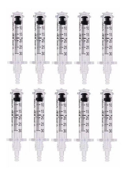 10 Cartuchos Ampola 0,3ml Caneta Pressurizada Hyaluron Pen 0