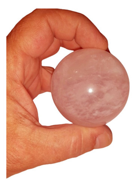 Esfera Bola Cuarzo Rosa  P/semipreciosas  - Mahalpiedras 0