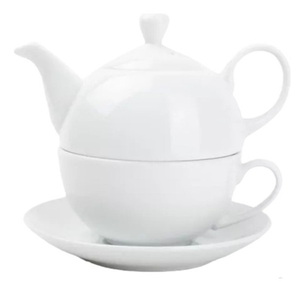Tea For One Cerámica Blanca 0