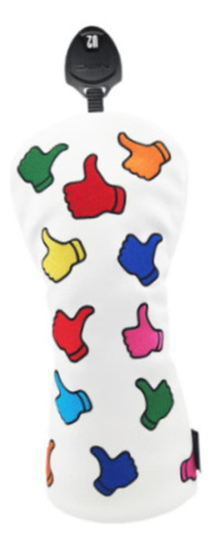Capa Protetora Para Taco De Golfe, Capa Branco 25cmx11cm 0