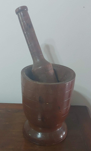 Vendo Mortero De Madera Maciza 0